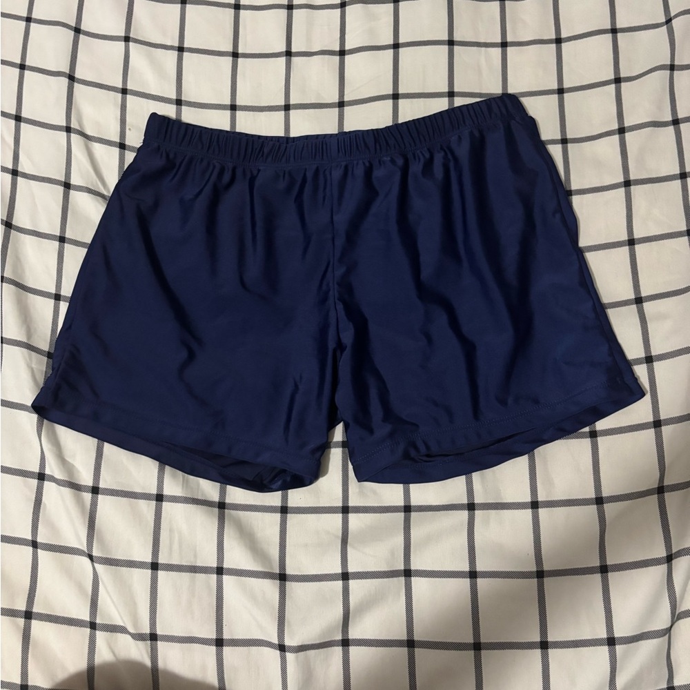 Women's Navy Blue Shorts